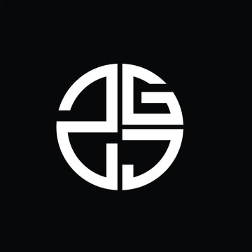 ZGJ logo ZGJ icon ZGJ vector ZGJ monogram ZGJletter ZGJminimalist ZGJtriangle ZGJflat Unique modern flat abstract logo design.