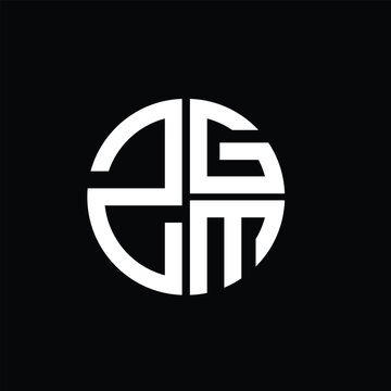 ZGM logo ZGM icon ZGM vector ZGM monogram ZGMletter ZGMminimalist ZGMtriangle ZGMflat Unique modern flat abstract logo design.