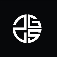 ZGS logo ZGS icon ZGS vector ZGS monogram ZGSletter ZGSminimalist ZGStriangle ZGSflat Unique modern flat abstract logo design.