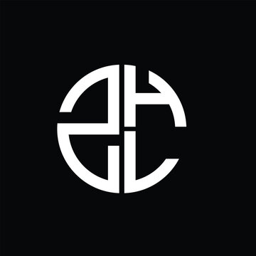 ZHL logo ZHL icon ZHL vector ZHL monogram ZHLletter ZHLminimalist ZHLtriangle ZHLflat Unique modern flat abstract logo design.