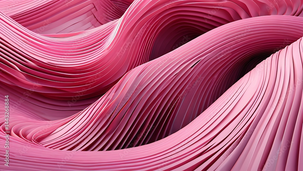 Poster abstract pink waves minimalist background texture for graphic design presentation templates creative