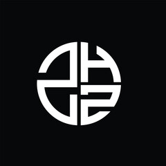ZHZ logo ZHZ icon ZHZ vector ZHZ monogram ZHZletter ZHZminimalist ZHZtriangle ZHZflat Unique modern flat abstract logo design.