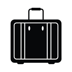Holiday Travel Suitcase Icon Vector Illustration