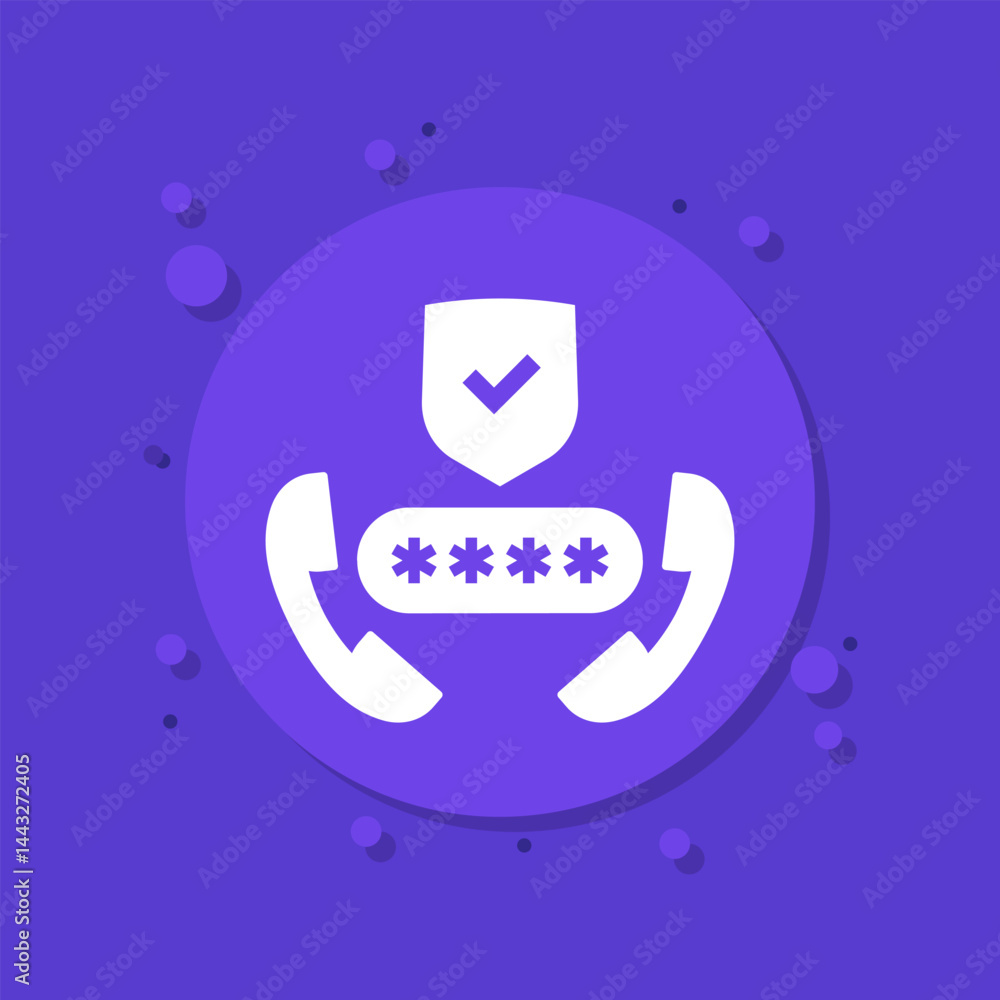 Poster encrypt phone calls icon for web
