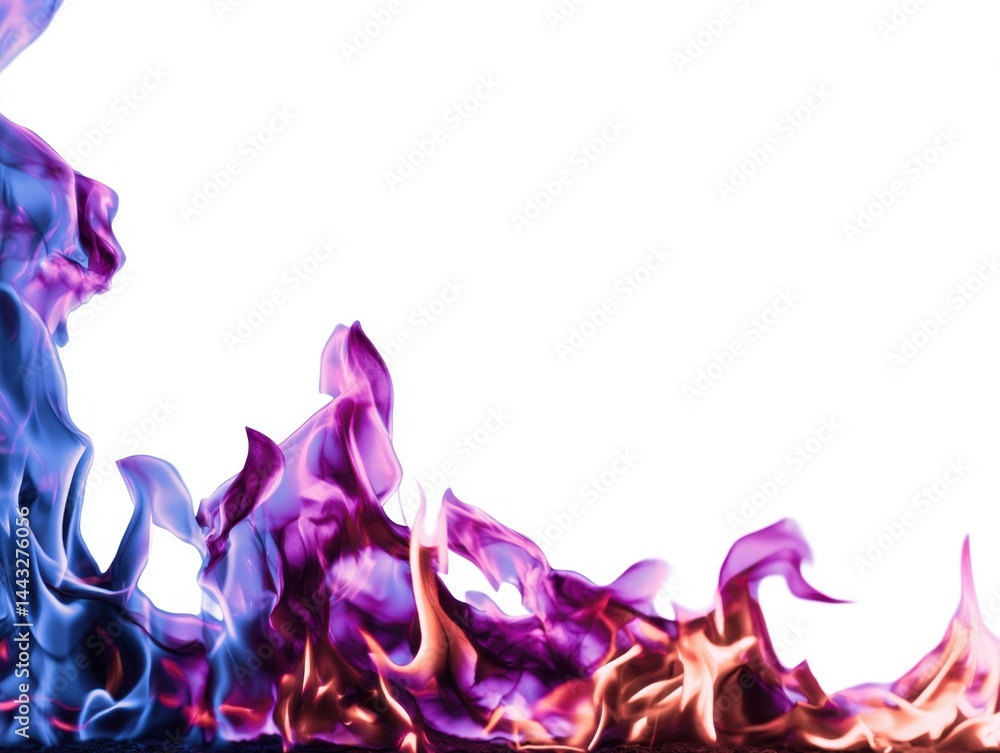 Poster abstract colorful flame design on white background vibrant energy concept with dynamic motion and ar
