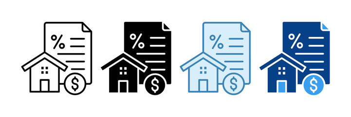 Estate Planning Icon Set Multiple Style Collection