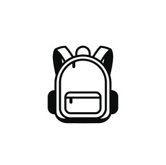 Backpack Icon: School, Travel, Adventure Symbol