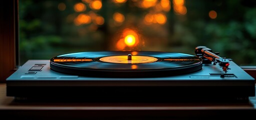 Sunset Vinyl Listening Session: A Serene Evening with Analog Sounds