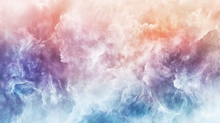 Fototapeta premium Abstract display of pastel cloudscape textures.