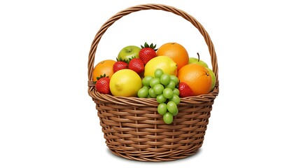 basket with fruits
