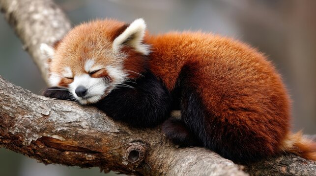 Red Panda Resting: A Moment of Tranquility in Nature