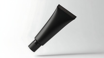 Fototapeta premium Blank black cosmetic tube mockup