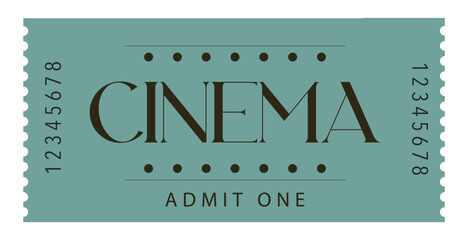 Ticket, Admit one ticket, Vintage Ticket