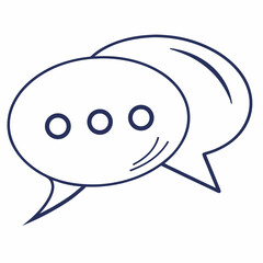 Obraz premium chat bubble icon