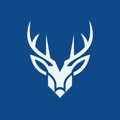 clean and simple deer head logo inmodern vector 3-01.eps