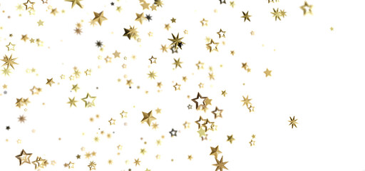 Beautiful golden stars on white. Perfect for celebrations, holidays, and more!