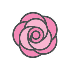 Sketch Flower Botany Collection. Flower Drawings. Black and White with Line Art on White Background. Isolated botanical flower. Botanical garden. Silhouette flowers. Hand Drawn