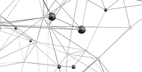 Stock photo of an abstract network.  Perfect for tech, connection, and communication concepts.
