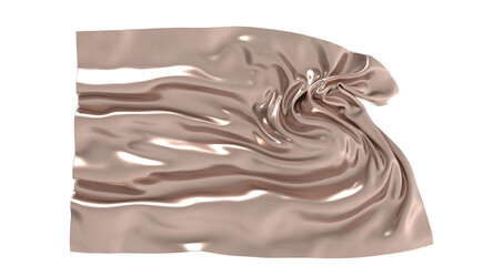 Rose Gold Silk Drape Fabric Texture