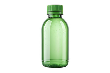 Green plastic bottle for advertising, marketing and promotion concept , bottle of water