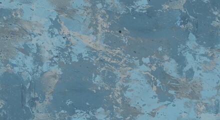 Abstract Texture Background with Blue and Gray Paint Splatters