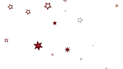 Festive background with red and silver stars. Perfect for holidays, celebrations, and more!