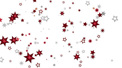 Festive background with red and silver stars. Perfect for holidays, celebrations, and more!