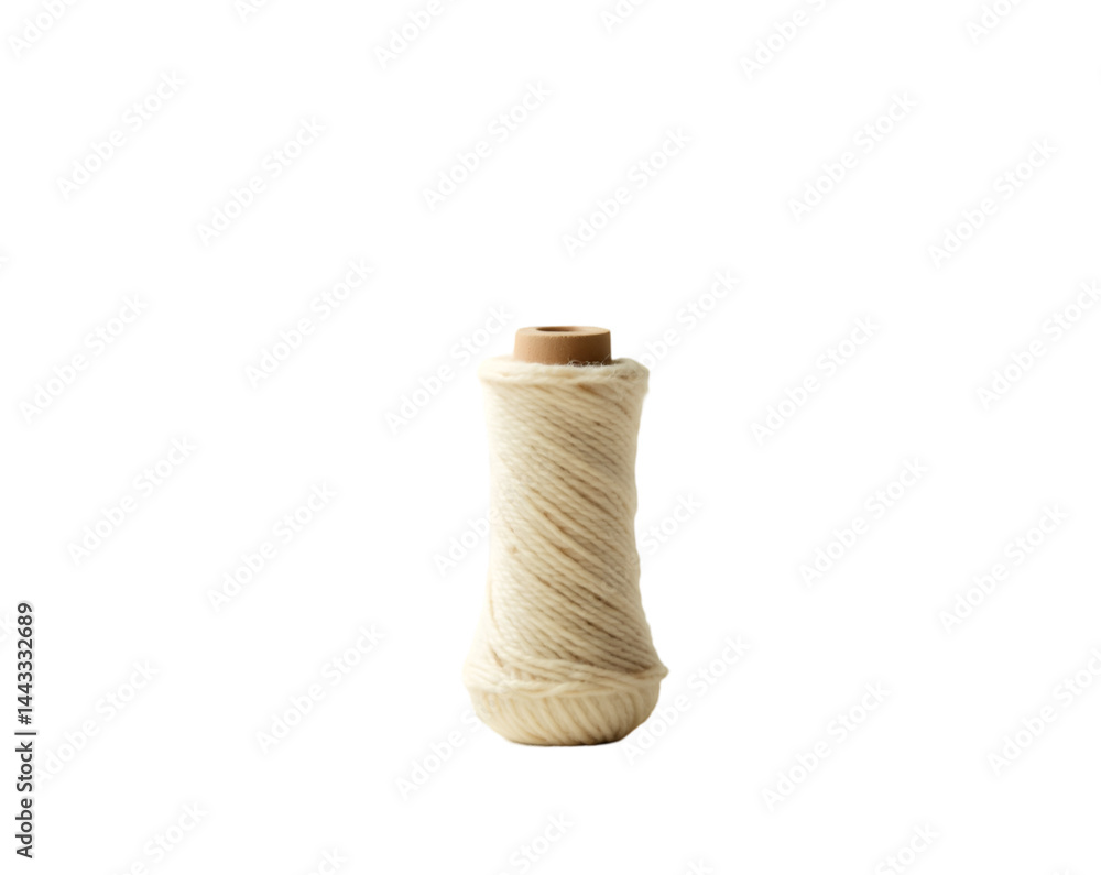 Aufkleber a singular spool of thread, an intricately designed bobbin case showcasing craftsmanship and precisi