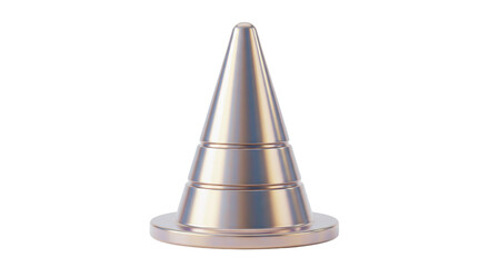 Isolated Metallic Cone Stacked in Layers