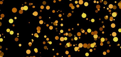 Abstract background with glowing gold circles. Perfect for celebrations, luxury brands, and festive designs.