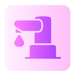 Water Tap gradient icon