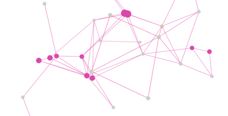 Stock photo of abstract network connection with dots and lines. Perfect for technology, communication, and connection concepts.