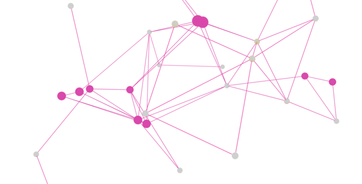 Stock photo of abstract network connection with dots and lines. Perfect for technology, communication, and connection concepts.