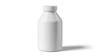White bottle mockup