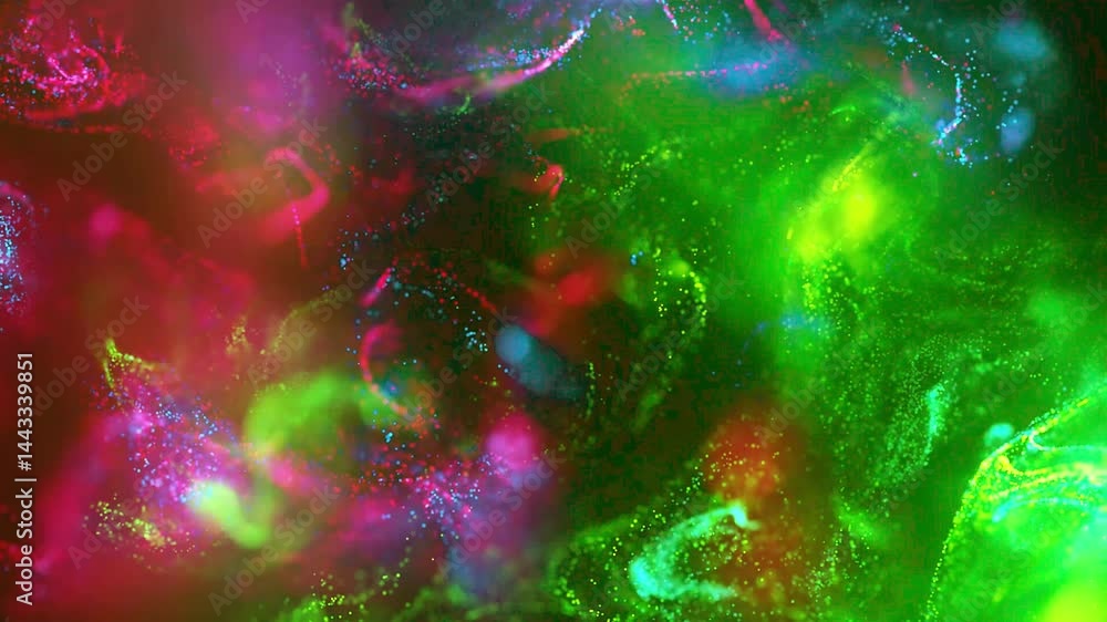 Wall mural particle wave background animation | flowing energy field in motion