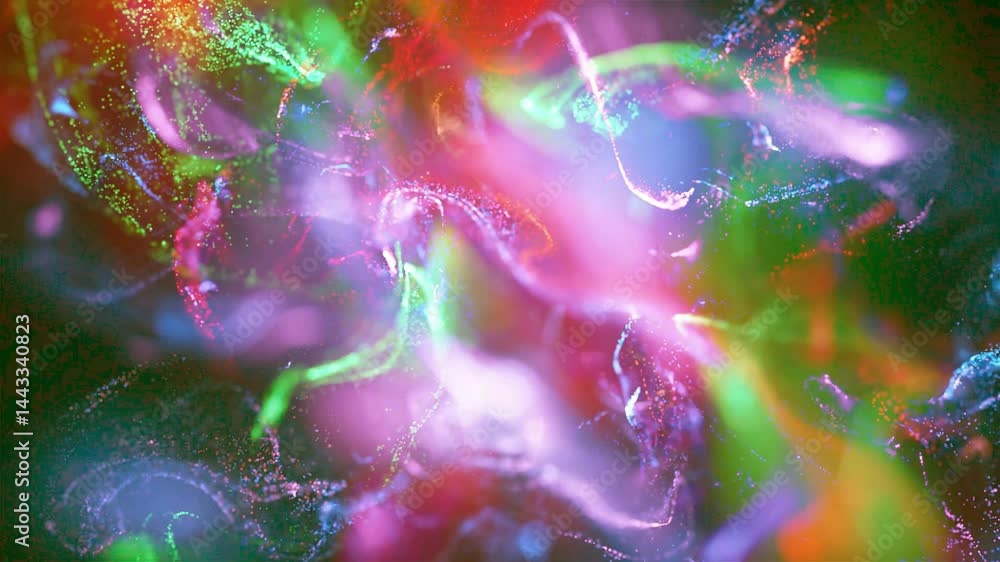 Wall mural particle wave background animation | flowing energy field in motion