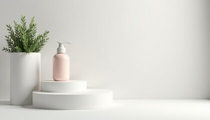 Clean, minimalist white backdrop, elegant product display, simple, macro, shot