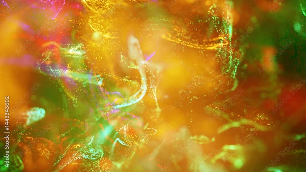 Wall mural particle wave background animation | flowing energy field in motion