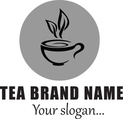 Tea Hot Drinks Logo
