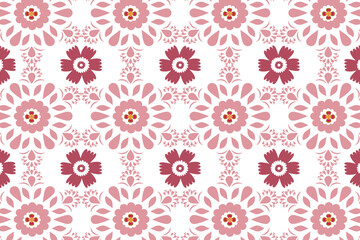 seamless floral pattern pink flower