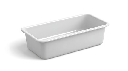 White rectangular baking pan