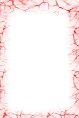 pink rose petals frame