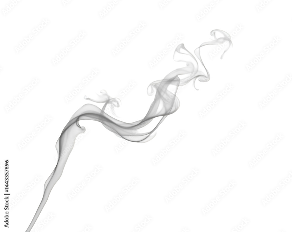 Poster captivating wispy cloud trail reminiscent of ethereal smoke, floating gracefully against a canvas cr
