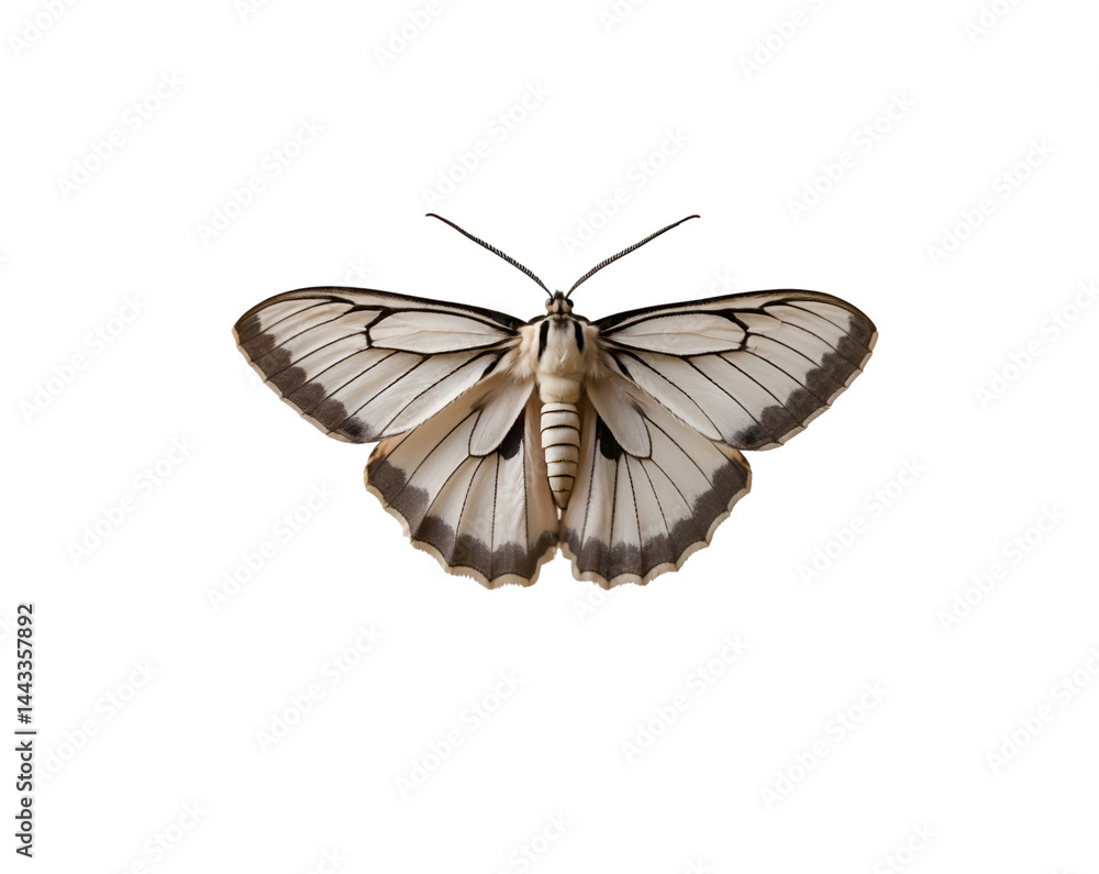 Poster captivating white-lined sphinx moth, a detailed macro view of a graceful hyles lineata specimen, sho