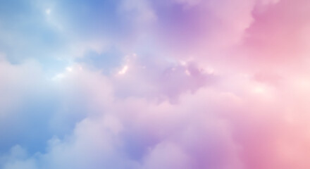 Obraz premium blue sky with clouds IA generated 