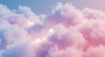 Fototapeta premium clouds in the sky purple blue IA generated 