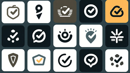 Reliability icon set multiple style collection social social media & contact icons set 2025 in black & white. social network 