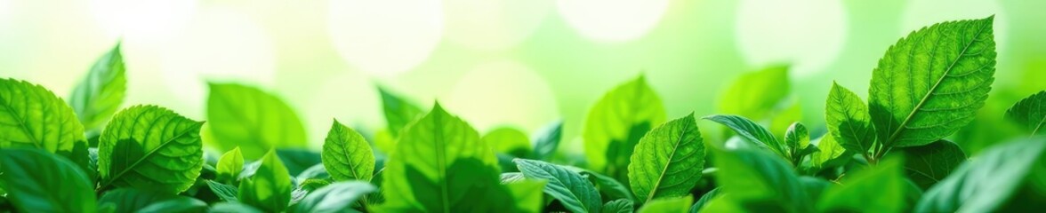 Leafy greens isolated on white background, with soft focus effect, verdant, greens, closeup