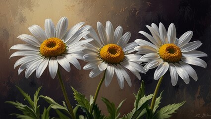 daisies in the garden