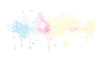 Fototapeta premium bright vector colorful watercolor background for poster brochure or flyer